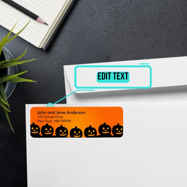 Oktober Thated Personlig Adress Returadress Etikett (Please enjoy our mailing labels. There is one for every month.)