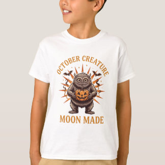 Oktober Varelse Söt Halloween Monster T-Shirt