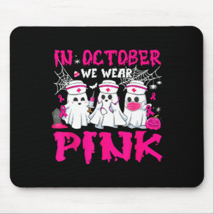 Oktober Vi Bär Rosa Sjuksköterska Spöke Halloween Musmatta