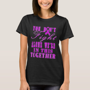Oktober vi Bära Rosa Awareness of Breast Cancer Pu T Shirt