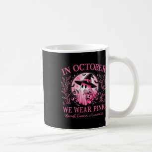 Oktober Vi Bära Rosa Breast Cancer Awareness Hallo Kaffemugg