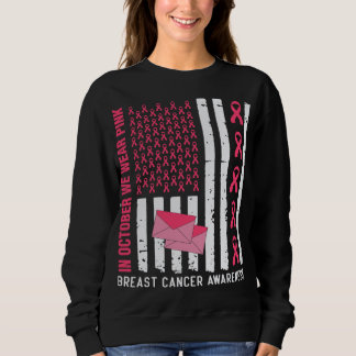 Oktober Vi Bära Rosa Breast Cancer Awareness Posta T Shirt