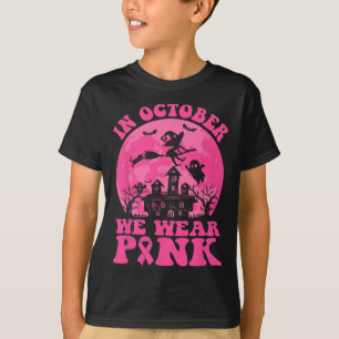Oktober Vi Bära Rosa Breast Cancer Awareness Ribbo T Shirt