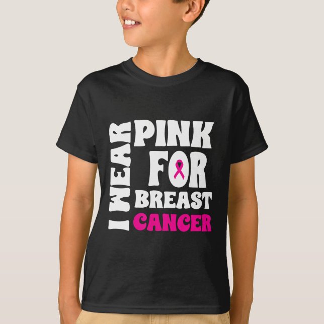Oktober Vi Bära Rosa Breast Cancer Awareness Women T Shirt (Framsida)