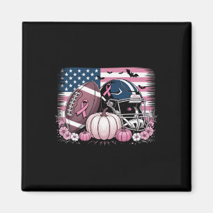 Oktober Vi Bära Rosa Football Breast Cancer Awaren Magnet