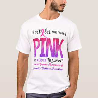 Oktober Vi Bära Rosa T Shirt