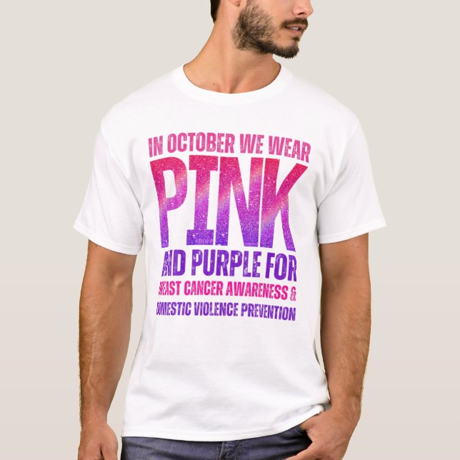 Oktober Vi Bära Rosa T Shirt (Framsida)