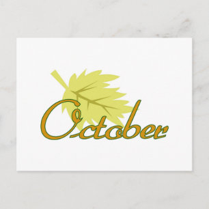 oktober vykort