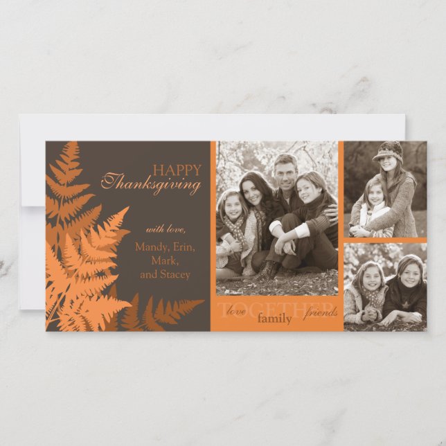 Oktoberfernfotokort Julkort (Framsida)