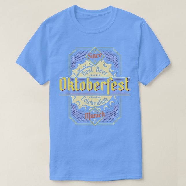 Oktoberfest 2021 Beer Festival München-dryck T Shirt (Design framsida)