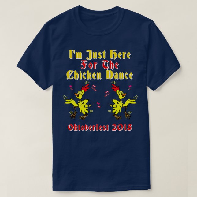 Oktoberfest 2022 Tysk hönsböna T Shirt (Design framsida)