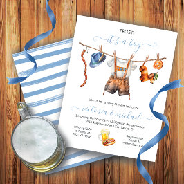 Oktoberfest Babykläder Inbjudningar