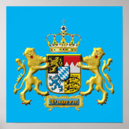 Oktoberfest Bayersk Crest Affisch