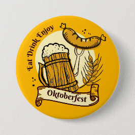 Oktoberfest Beer Festival Button Knapp