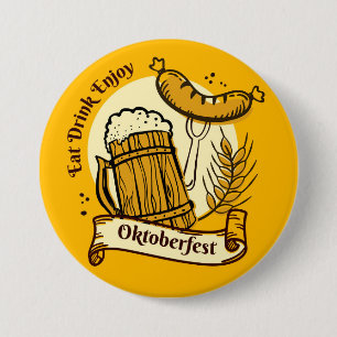 Oktoberfest Beer Festival Button Knapp