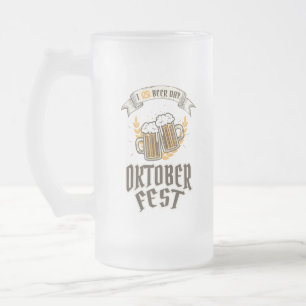 Oktoberfest Beer Festival Frostat Ölglas