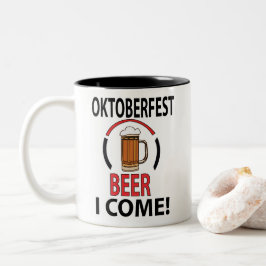 Oktoberfest Beer Festival Funny Oktoberfest Två-Tonad Mugg