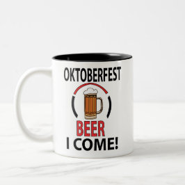Oktoberfest Beer Festival Funny Oktoberfest Två-Tonad Mugg