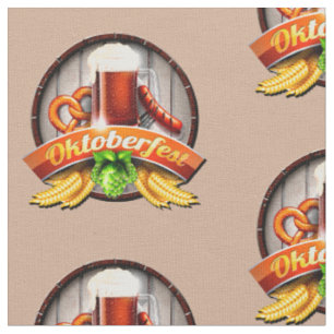 Oktoberfest Beer-festival på Brown Fabric Tyg