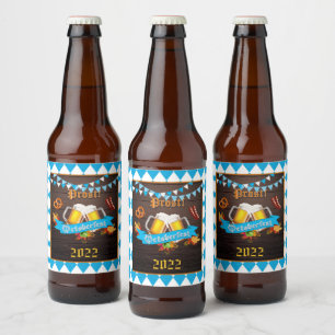Oktoberfest Beer Flaska-etikett Ölflaska Etikett