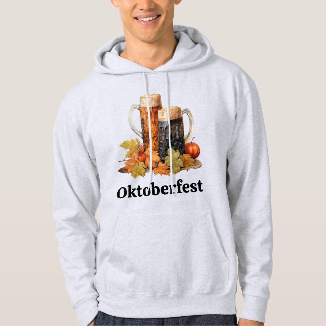 Oktoberfest Beer Mugg Hoodie (Framsida)