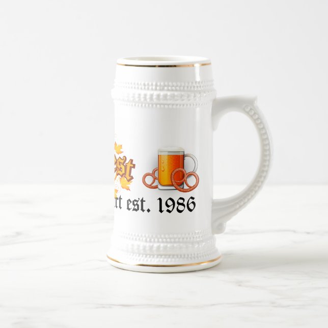 Oktoberfest Beer Stein - Beer Mugg (Höger)