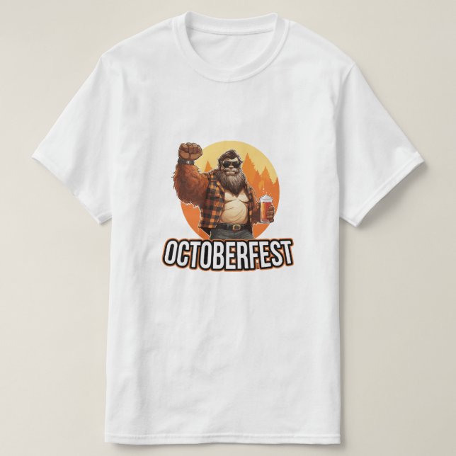Oktoberfest Bigfoot T Shirt (Design framsida)