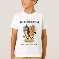 Oktoberfest Brats Beer Fall Party Retro Barn