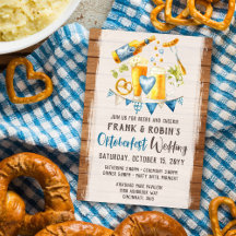 Oktoberfest Bröllop Rustikalt Bayerskt Ölparty
