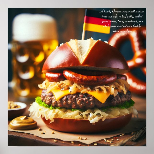 Oktoberfest Burger-händelse Poster (Framsidan)