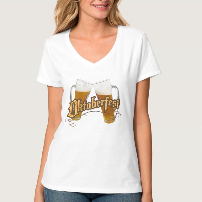OKTOBERFEST DAM t T Shirt (Framsida)