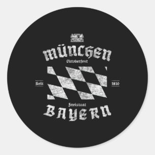 Oktoberfest Deutschland Ger Beer Festival Runt Klistermärke