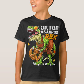 Oktoberfest Dinosaur Lederhosen Bavarian Costume G T Shirt