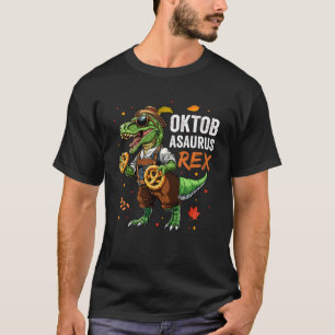 Oktoberfest Dinosaur T-Rex Lederhosen Bavarian Cos T Shirt