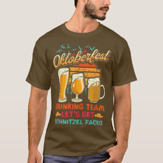 Oktoberfest Drinking Team gör att Schnitzel kan st T Shirt