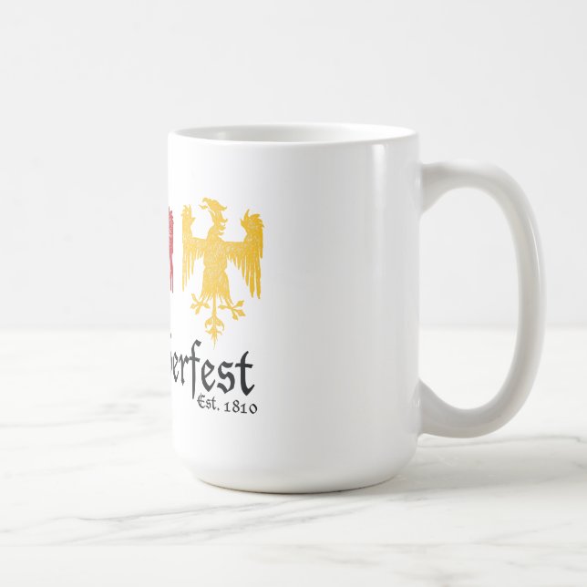 Oktoberfest Est. 1810 Kaffemugg (Höger)