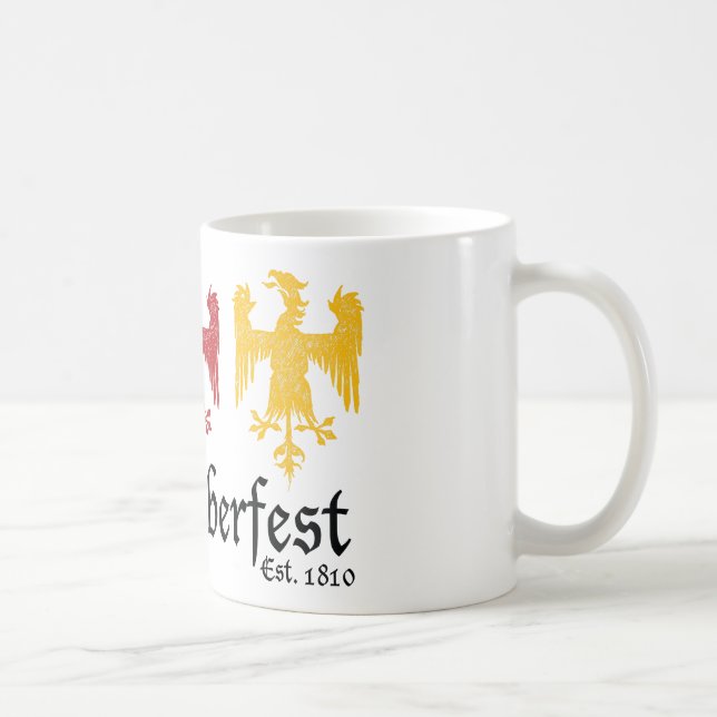 Oktoberfest Est. 1810 Kaffemugg (Höger)