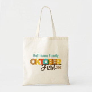 Oktoberfest familje firande handväskor tygkasse