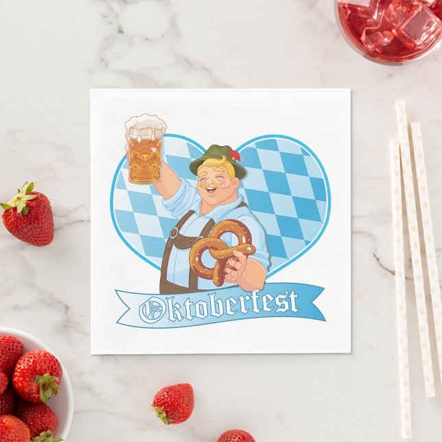 Oktoberfest Firande Pappersservett (Skapare uppladdad)