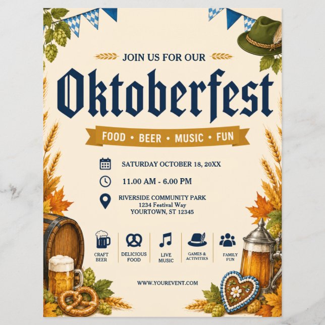 Oktoberfest Flyer (Framsidan)