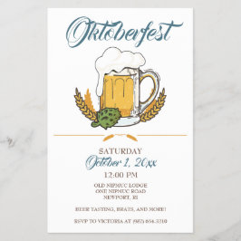 Oktoberfest Flyer-mall Flygblad