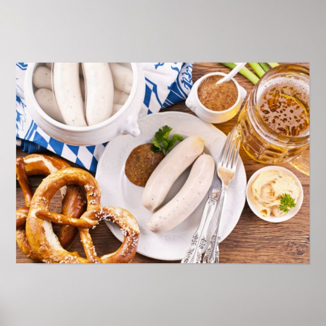 Oktoberfest frukost poster (Framsidan)