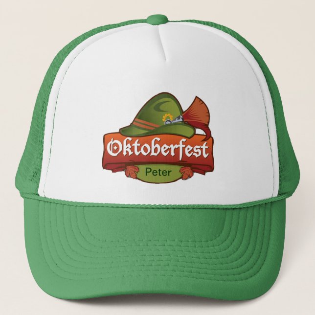 Oktoberfest Hat Truckerkeps (Framsida)
