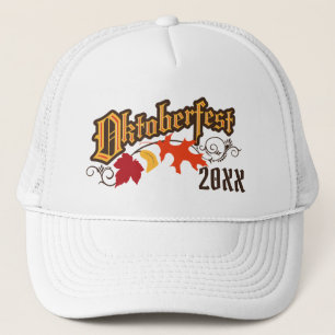 Oktoberfest Höst löv Keps