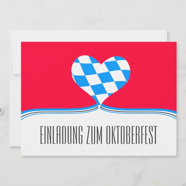 Oktoberfest inbjudan (Framsida)