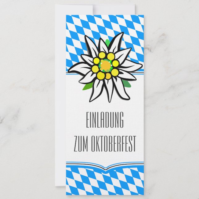 Oktoberfest inbjudan (Framsida)