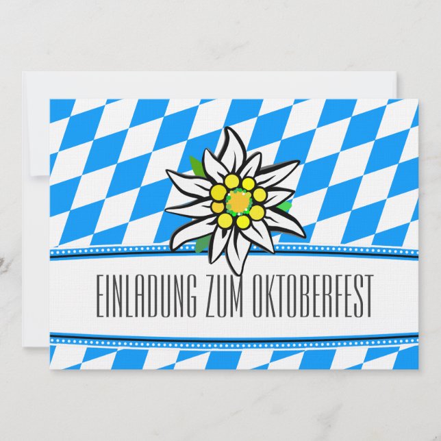 Oktoberfest inbjudan (Framsida)