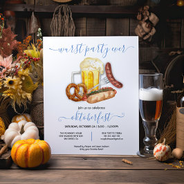 Oktoberfest Korvfest Alltid Modern Inbjudningar