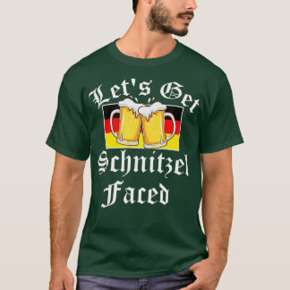 Oktoberfest - Låt oss ta Schnitzel-ansiktet på den T Shirt
