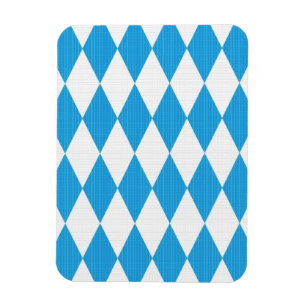 Oktoberfest mönster med tyg struktur magnet